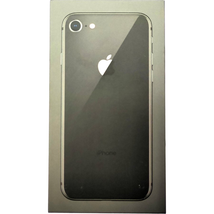 Kartong Apple iPhone 8 Space Gray 64GB A1905 MQ6G2QN/A Svensk Dansk Norsk