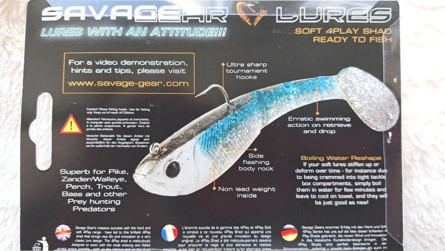 Savage Gear Soft 4Play Shad 85cm 12g