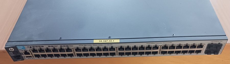 HP E3800 - 48 slots network switch