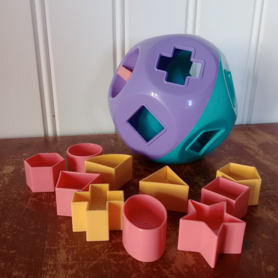 Tupperware Toys puzzelboll pusselboll lekboll boll