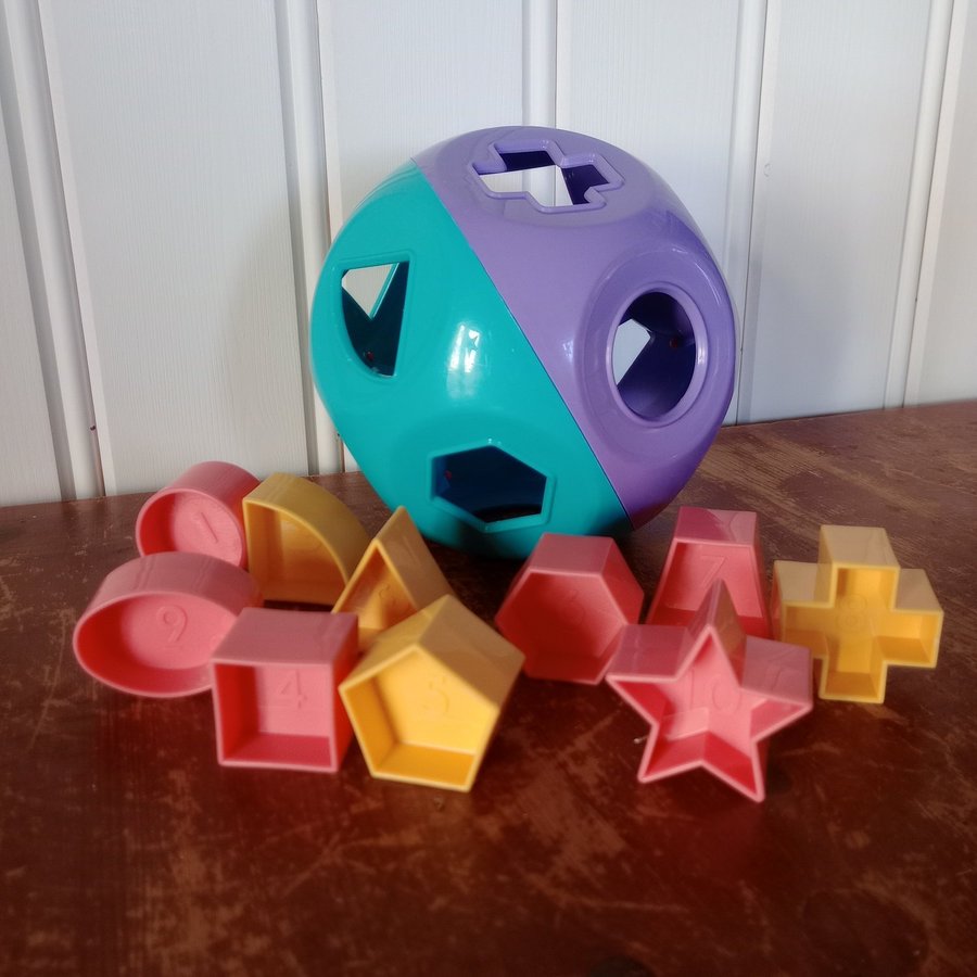 Tupperware Toys puzzelboll pusselboll lekboll boll