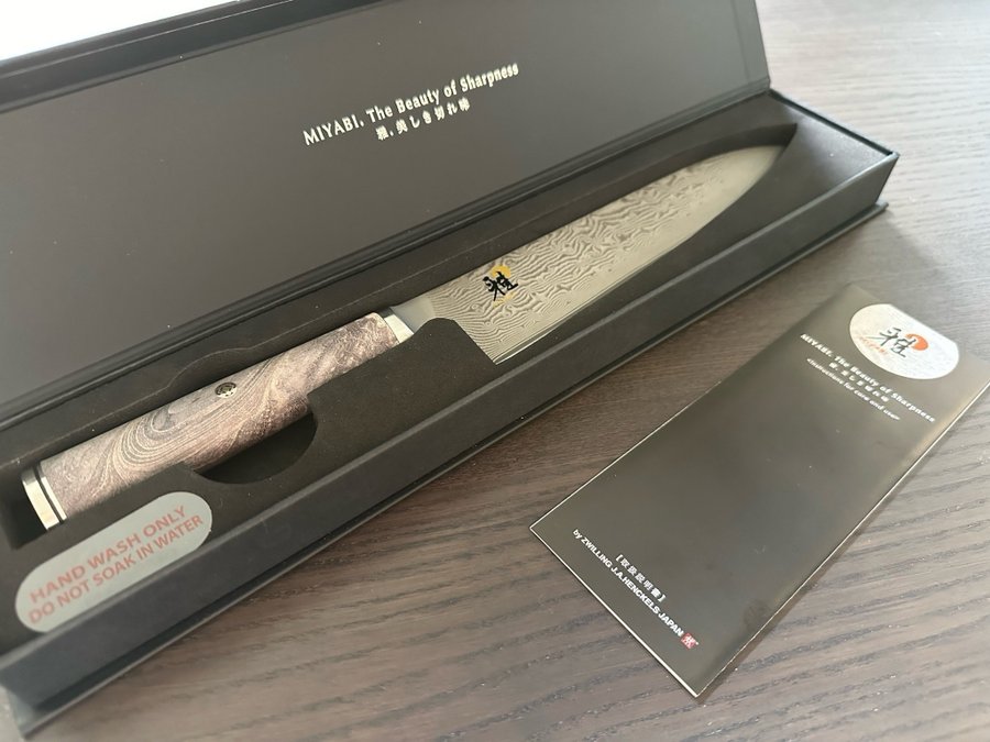 Miyabi BLACK 5000MCD Gyutoh Kockkniv 20 cm