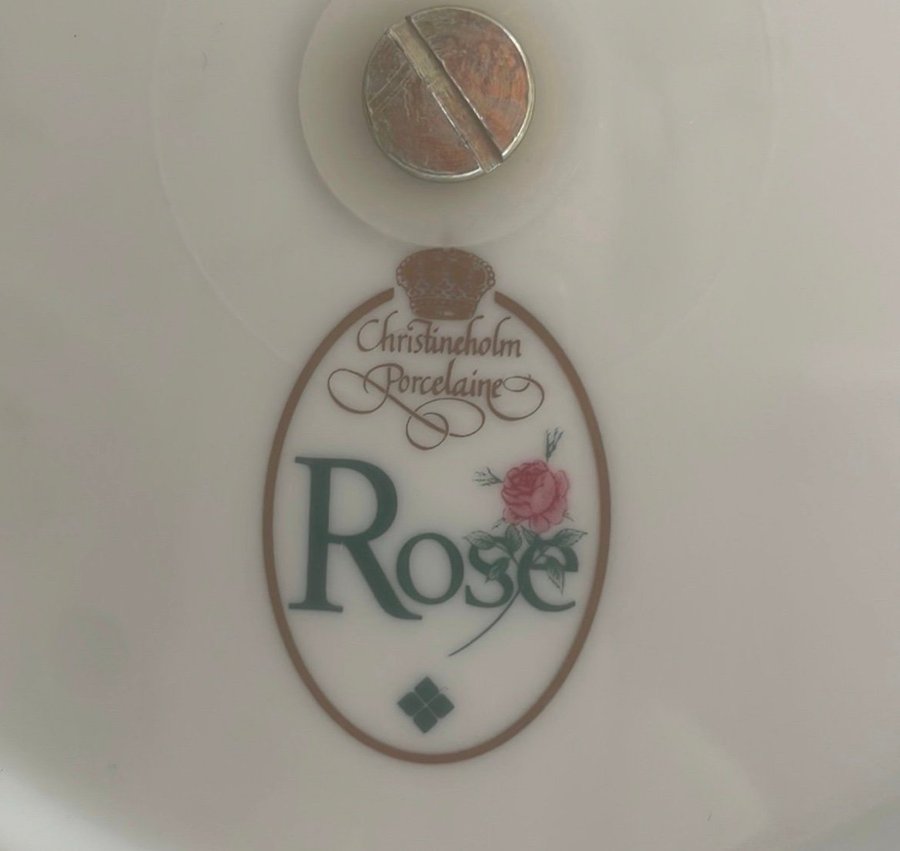 Fyrklövern Christineholm * Rose * Tvåvånings kakfat med rosor