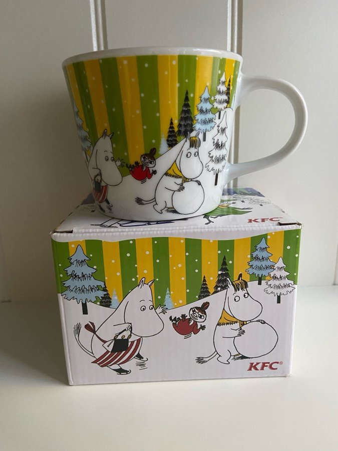 Moomin KFC Japan muminmugg med vintermotiv (2015)