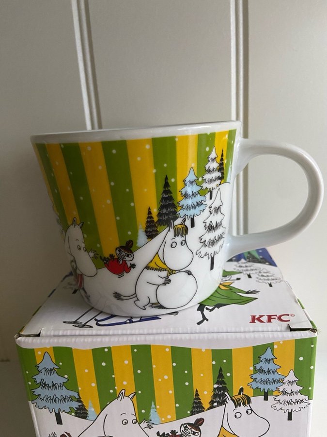 Moomin KFC Japan muminmugg med vintermotiv (2015)