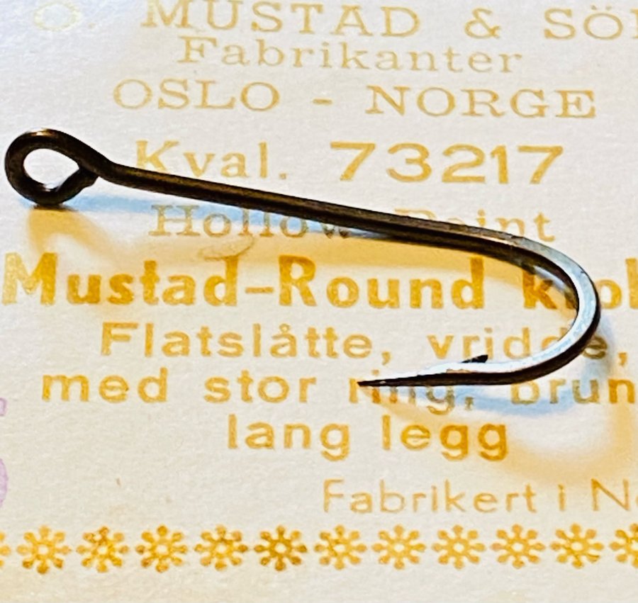 OBS Mustad nr5 Qual 73217  Otroligt fin kvalitet på dessa 100krokar i sin ask!