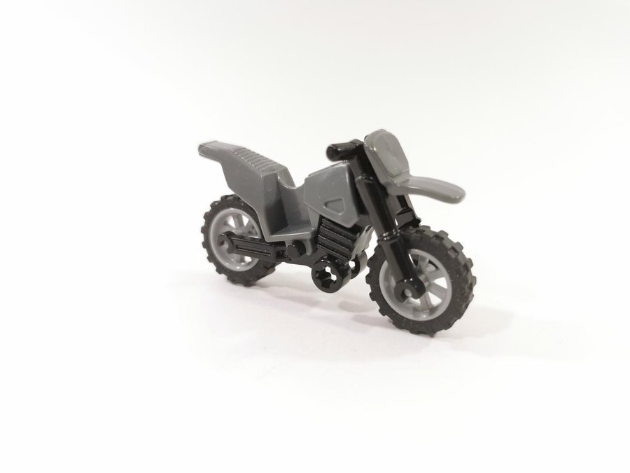 Lego - fordon - motorcykel - cross - mörkgrå (bluish)