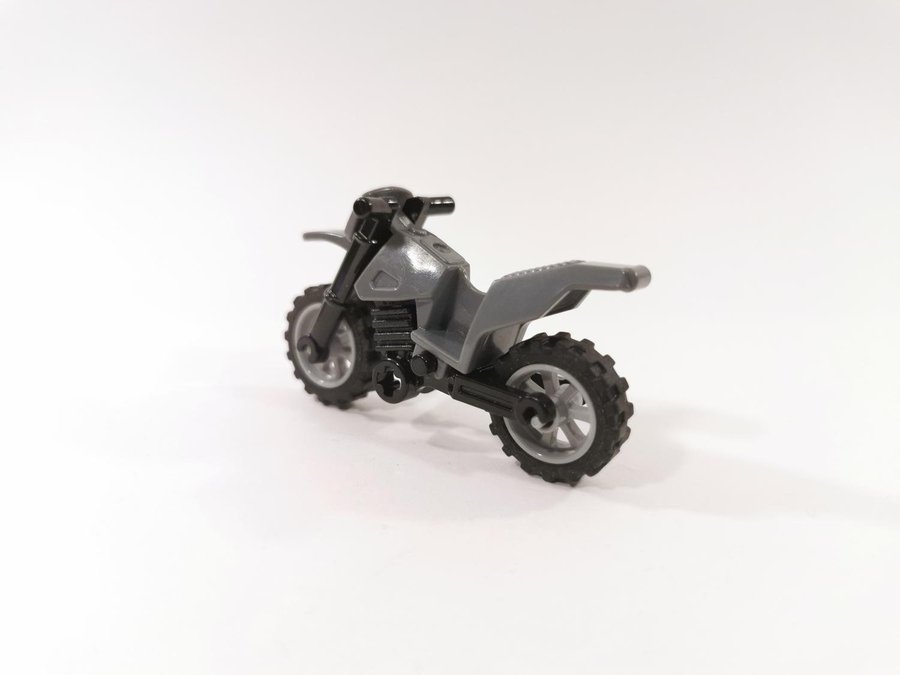 Lego - fordon - motorcykel - cross - mörkgrå (bluish)