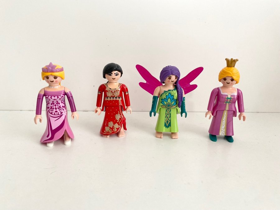 4 stycken Playmobil figurer Prinsessor och älva