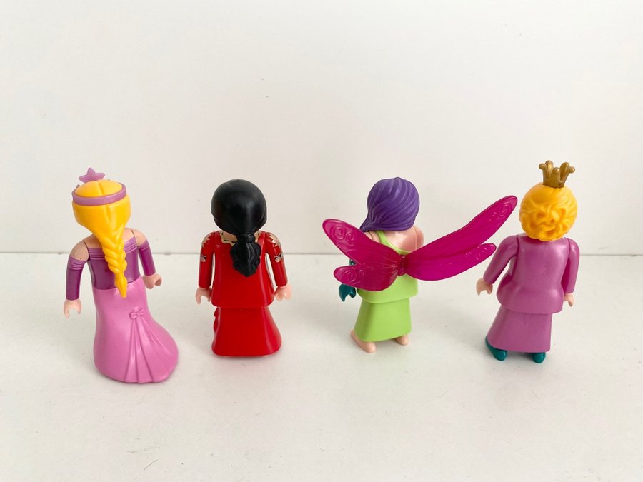 4 stycken Playmobil figurer Prinsessor och älva