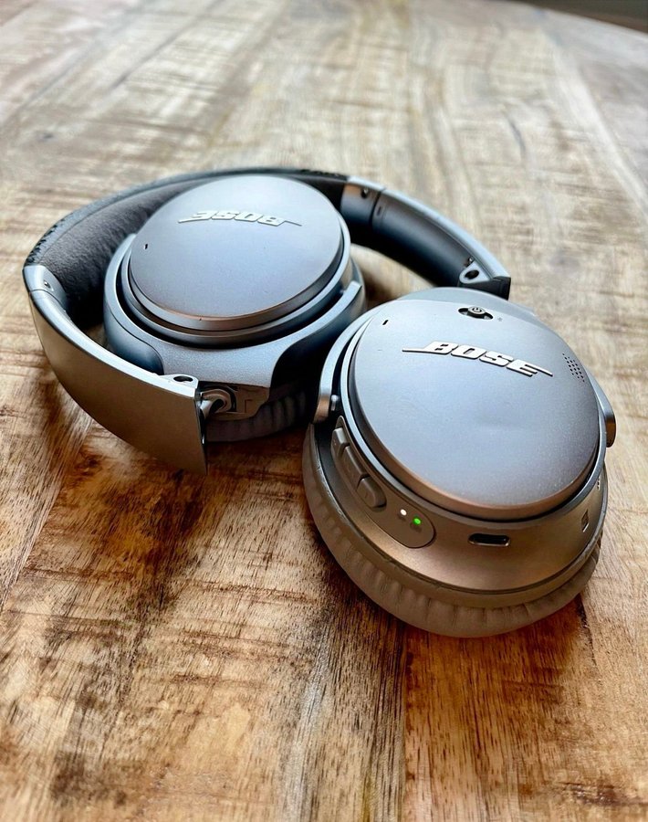 Bose QuietComfort 35 I trådlösa brusreducerande hörlurar, dåligt batteri!