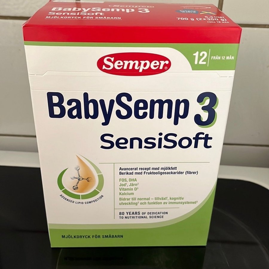 Oöppnad Babysemp 3 SensiSoft