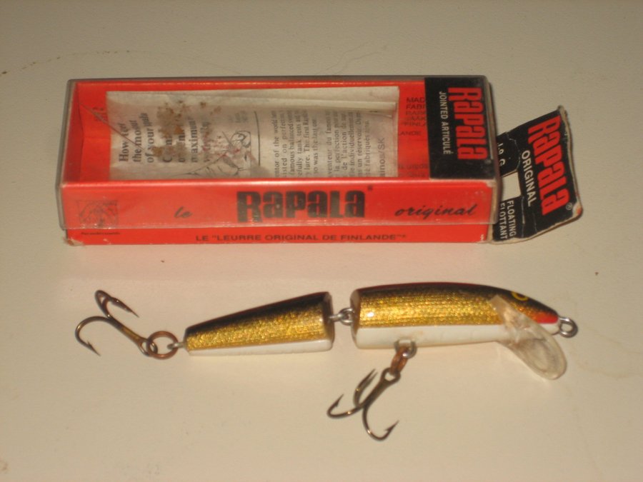 RAPALA J - 9 G Floating 9 cm Gold med box, ej fiskad