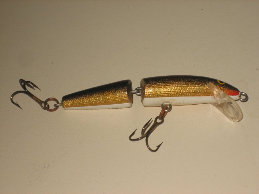 RAPALA J - 9 G Floating 9 cm Gold med box, ej fiskad