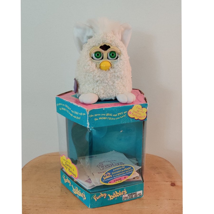 Furby Baby Curly Tiger Electronics 1999