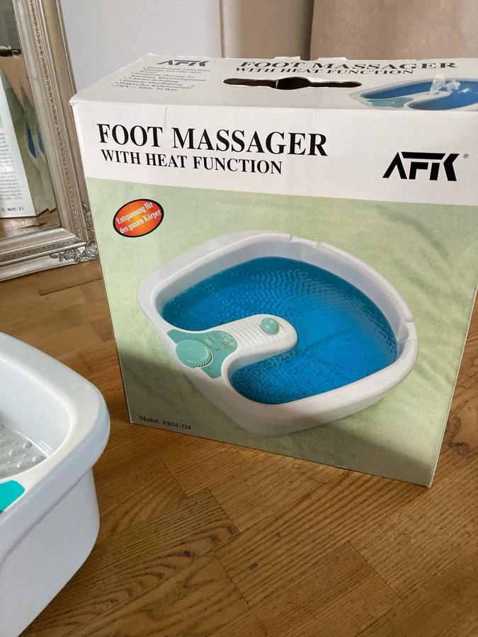 Fotmassageapparat med värmefunktion