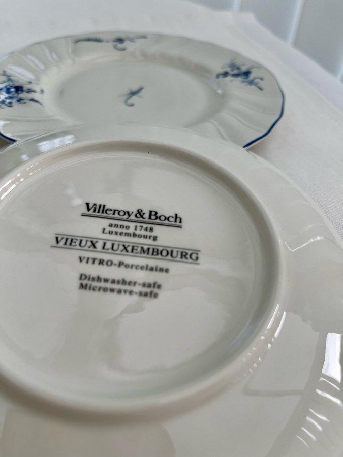 Villeroy Boch 3 delar Vieux Luxembourg - kopp  fat  assiett