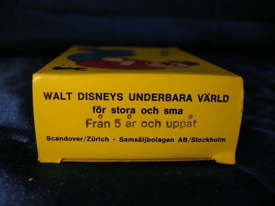 Gammal Björnligan figur byggsats med kartong Walt Disney Från 60-talet