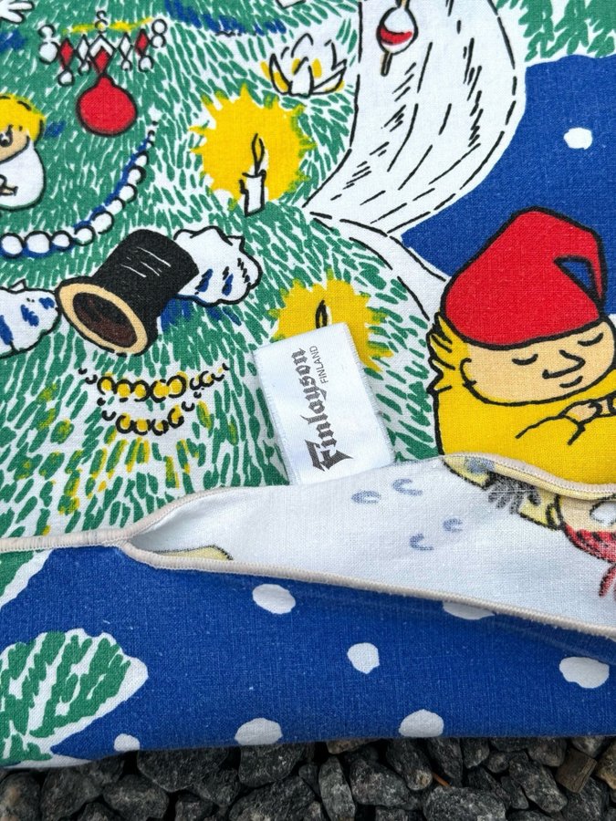 Nr 2 Moomin Mumin God Jul påslakan set örngott vintage retro vinter