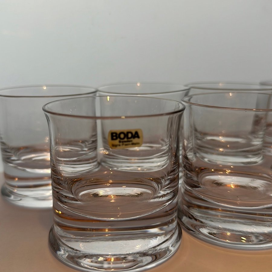 7 whiskey glas Signe Persson Melin Flagg Boda