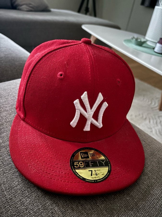 New Era 59Fifty NY Yankees Röd