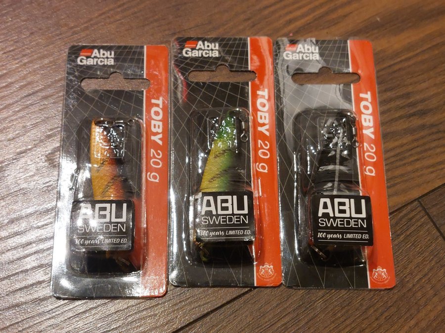 Abu Garcia Toby 100 Yers x3