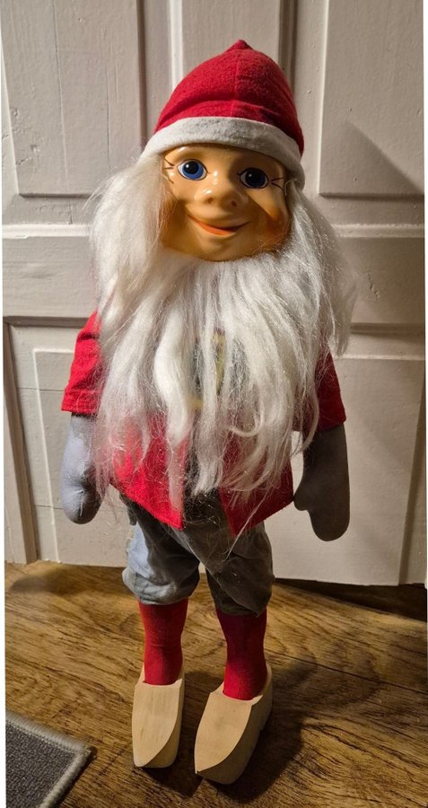 Tomte stor äldre vintage 55 cm hög