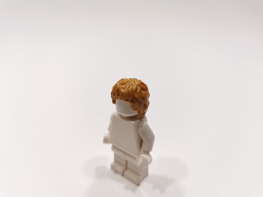 Lego - tillbehör - huvudbonad - frisyr - hår - part 10048 - medium nougat