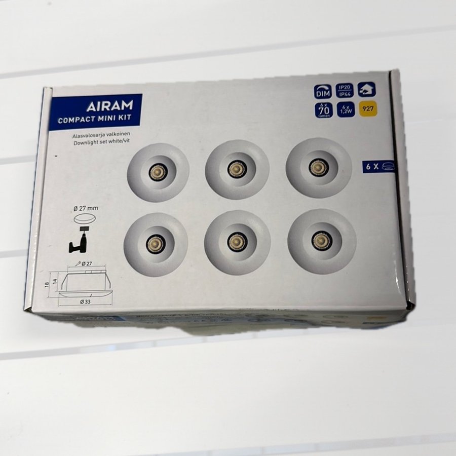 Airam Compact Mini Kit 6 st