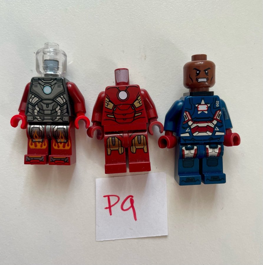 #P9 ÄKTA LEGO iron man mm DYRA delar till figurer gubbar minifigurer