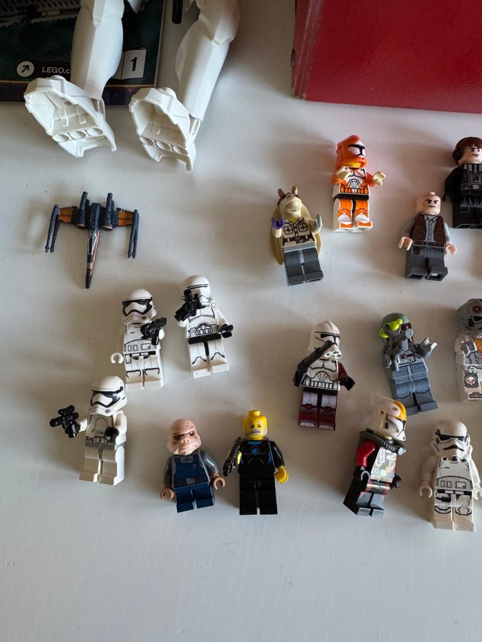 Star Wars Lego Minifigurer, blandade Lego gubbar