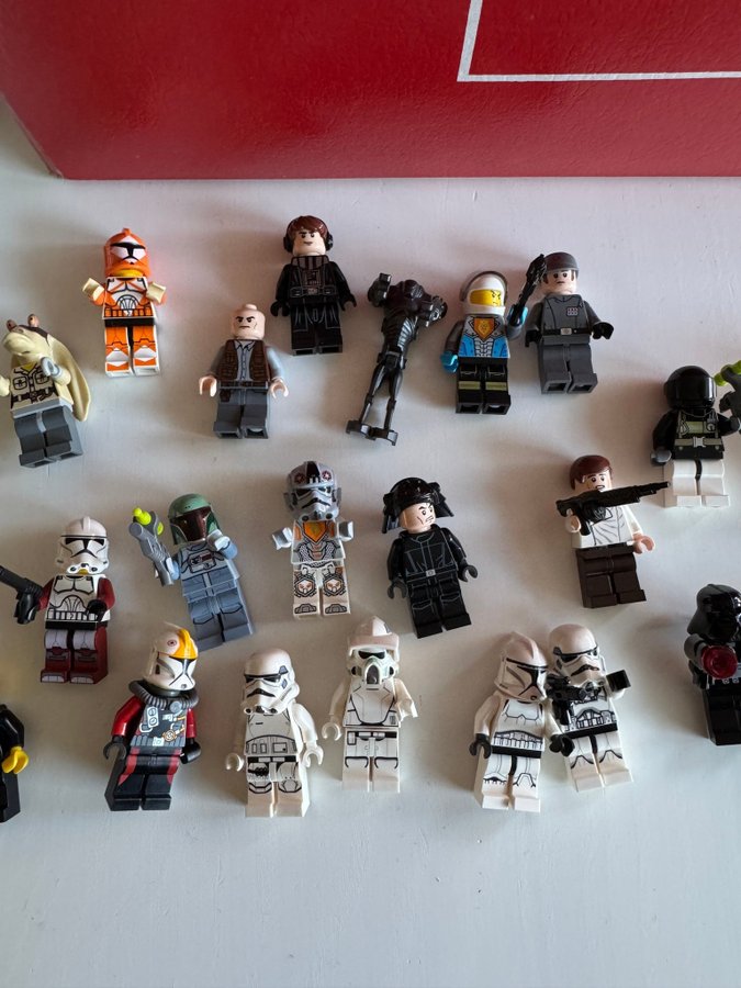 Star Wars Lego Minifigurer, blandade Lego gubbar