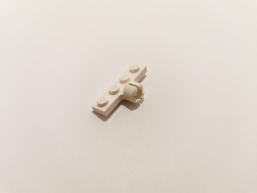 Lego - plate - koppling - 1x4 - part 3183 - vit