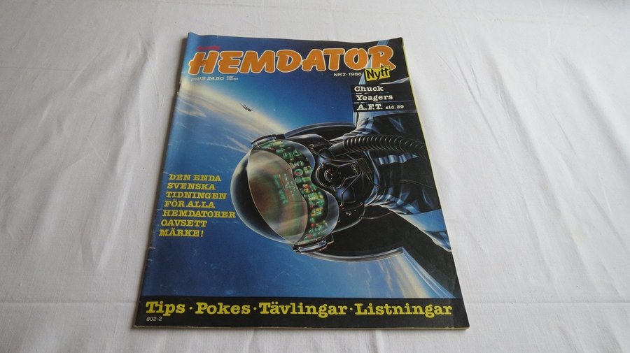 TIDNING / Svenska HEMDATOR Nytt NR 2 - 1988 - Commodore 64, Amiga, Atari mm