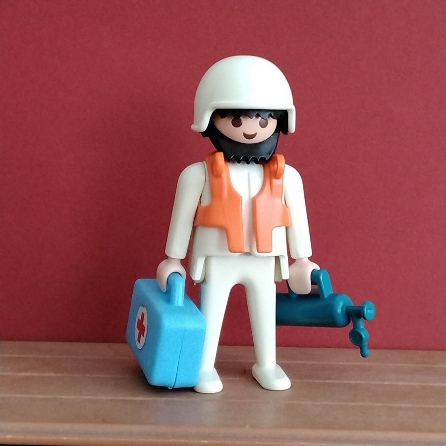 Playmobil räddningspilot till helikopter (3789)