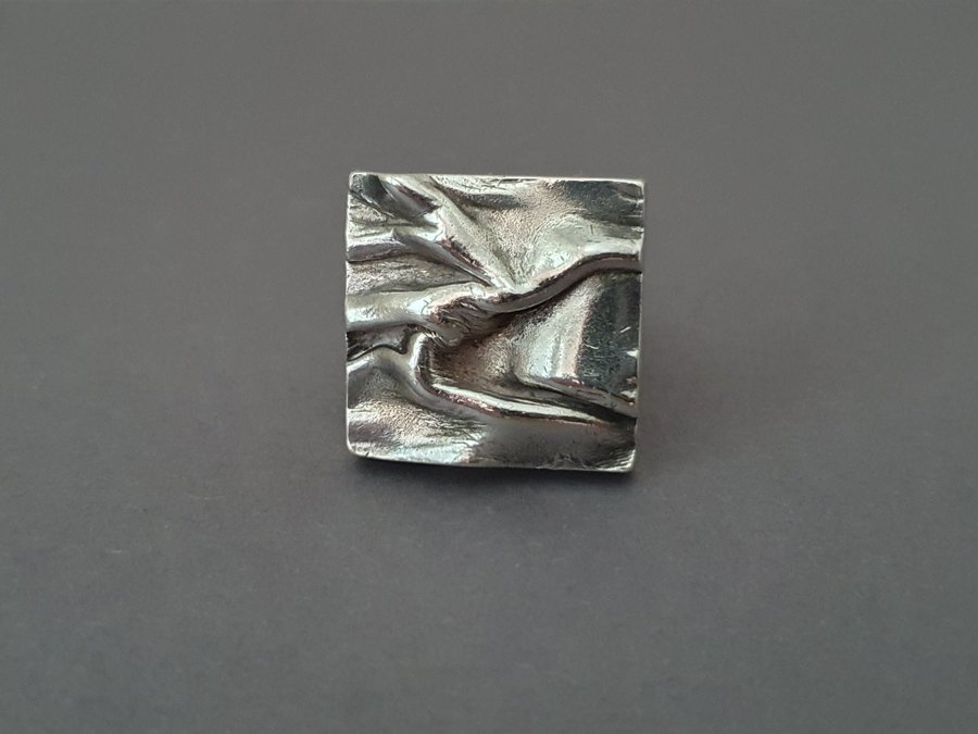 Silver Ring 925 av Matii J Hyvarinen Sirokoru Finland Vikt 14,6 gr Stämplad