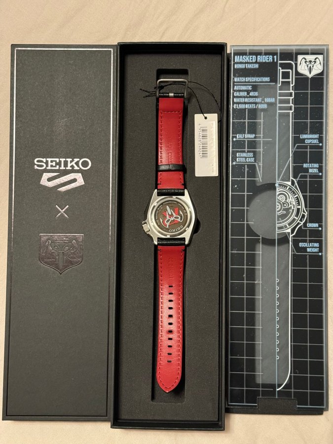 Seiko 5 Sports Masked Rider LE SRPJ91 -NEW-