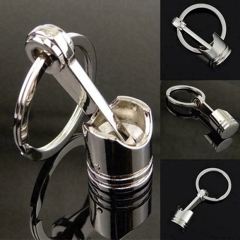 Metal Piston Keychain