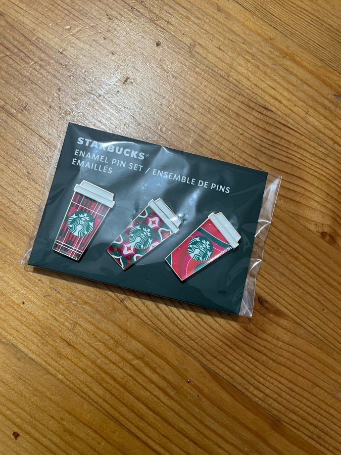 Starbucks enamel pin set