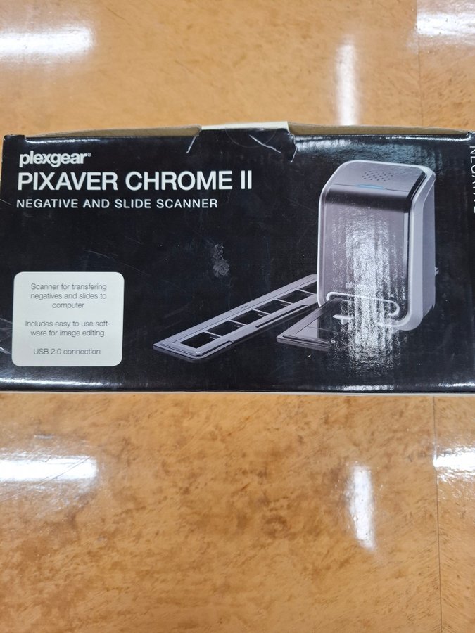 Plexgear Pixaver Chrome II Negativ- och diabildsskanner