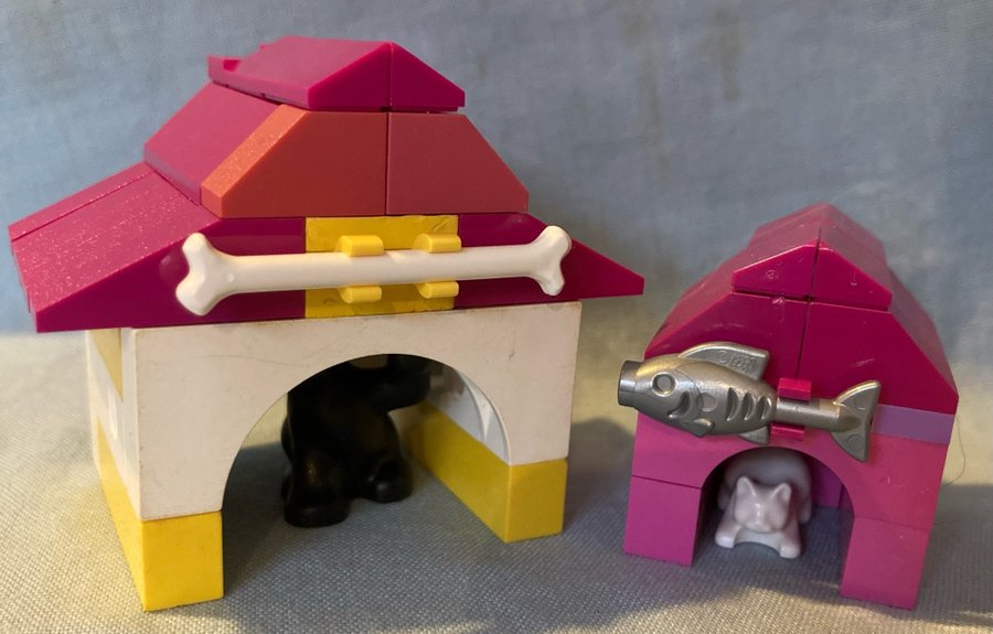 Lego Hund Katt Djur Hundkoja Belville Friends