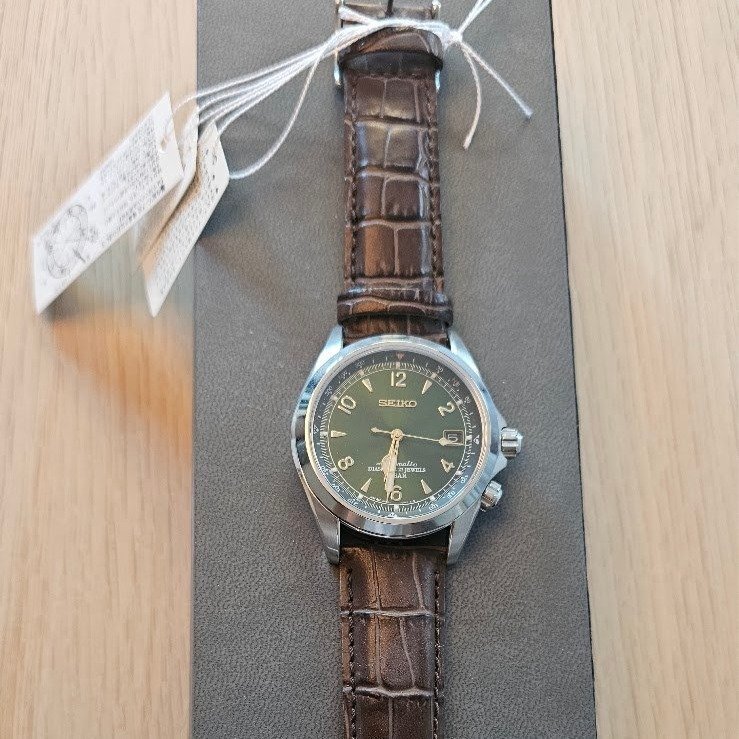 Seiko Alpinist SARB017 Grön Urtavla