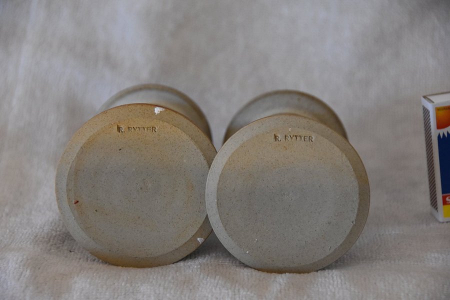 CERAMIC CANDLES BY R.RYTTER" MINT CONDITION