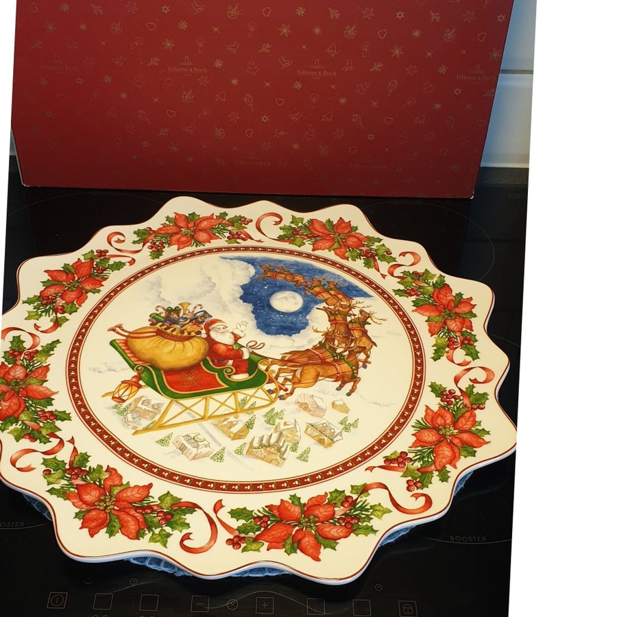 Villeroy  Boch Jul Tallrik Toys fantasy uppläggningsfat 38 cm i diameter.