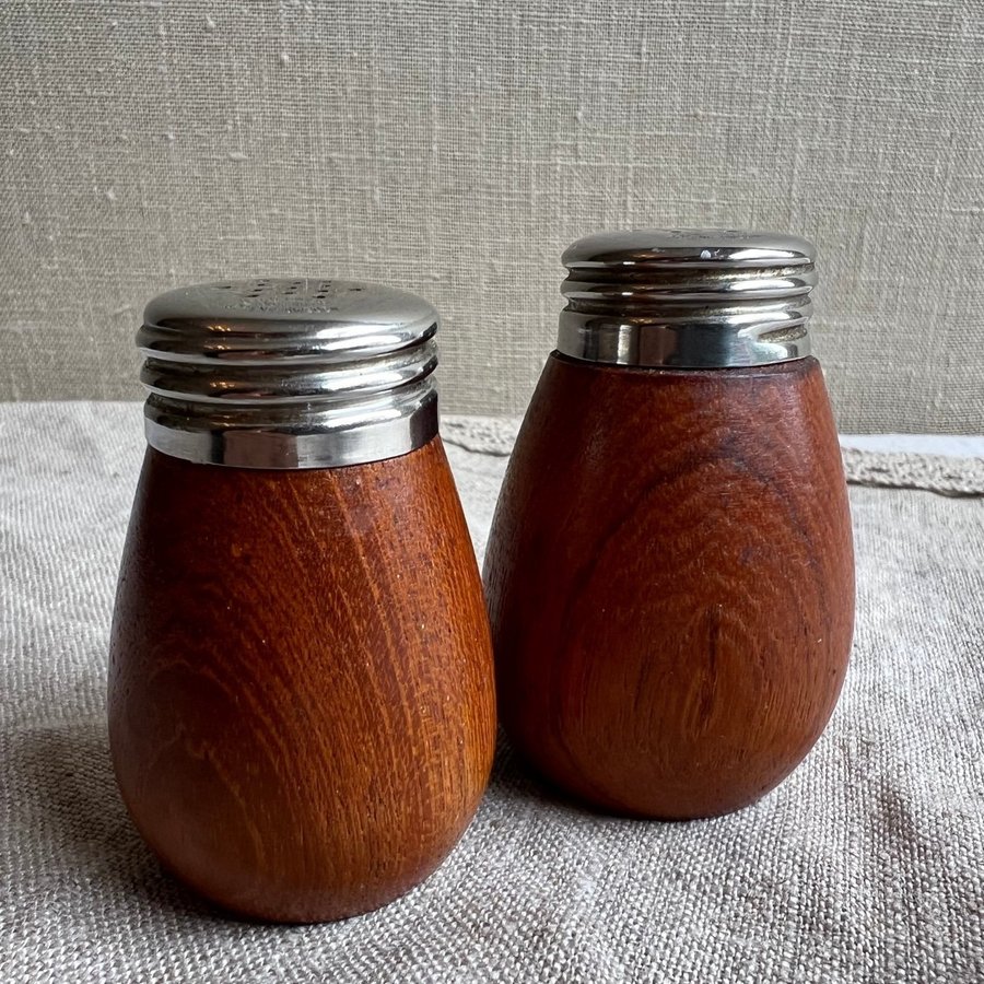 Karl Holmberg Götene Teak Ströare Saltströare 60-tal Midcentury