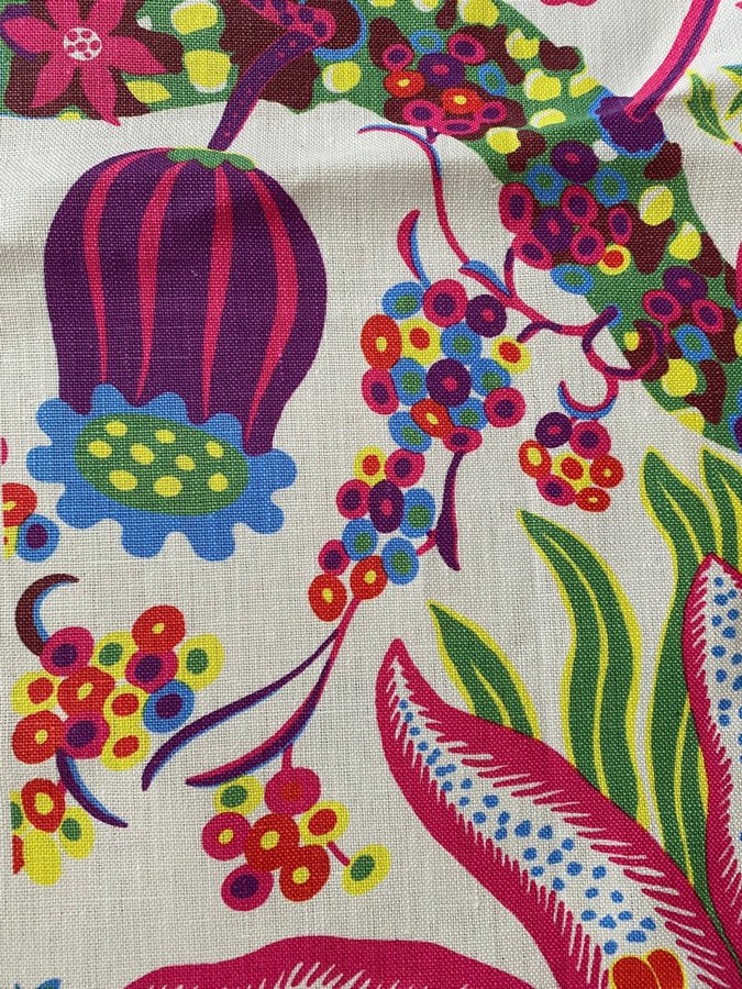 56x25 cm Brazil, stuvbit tyg, 100% lin, Svenskt Tenn, Josef Frank