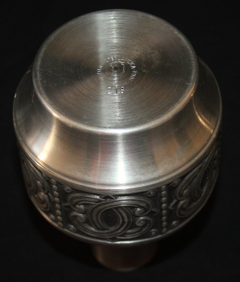 1 st NORWAY GROENLANDICA TINN PEWTER VAS