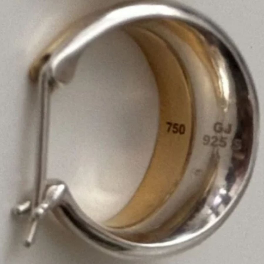 Georg Jensen 750er Curve Ohrringe