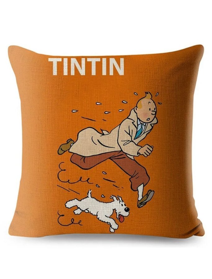 Tintin - Prydnadskuddefodral med klassiskt motiv