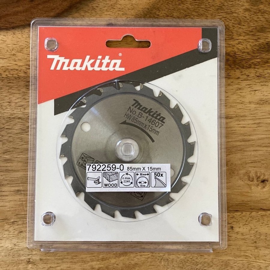 Makita Sågklinga 85mm x 15mm